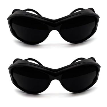 Imagem de LADYPONYCSC Óculos de proteção de beleza, remoção de pelos de bronzeamento, proteção ocular para dispositivos de bronzeamento interno, moldura de silicone leve, lasers cosméticos e lâmpadas de LED