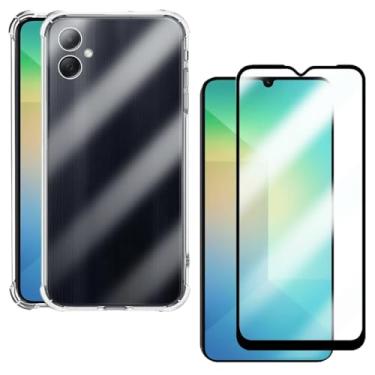 Imagem de Capa Capinha Anti Impacto + Película Premium 3D Vidro Para Galaxy A06 5G