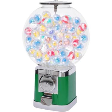 Imagem de Máquina De Chiclete Cai Gumball, 500 Bolas Ou Doces Com Um Diâmetro De 1,26 Polegadas De Grande Capacidade, Dispensador De Doces De 18 Polegadas Para Lojas De Varejo, Parques De Div, White