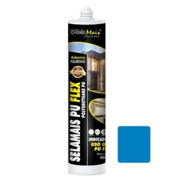 Imagem de Cola Selante Adesivo Silicone Pu Flex Poliuretano Azul - SELAMAIS