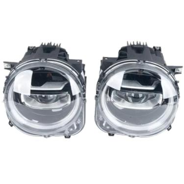 Imagem de Lâmpada de neblina esquerda direita LED luz diurna frontal LED conjunto de farol lâmpada de canto ampla compatível com Renegade 2019-2022 68439313AA (direita)