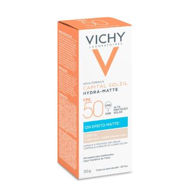 Imagem de Vichy Capital Soleil Hydra-Matte FPS 50 Cor 1.0 com 30g
