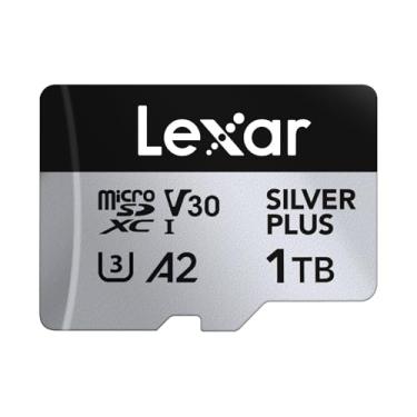Imagem de Lexar Cartão de memória 1TB Silver Plus 205 MB 4K V30 UHSI Micro SD