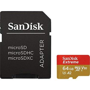 Imagem de Cartão Micro SD Extreme, SanDisk, 64GB, SDSQXA2-064G-GN6AA