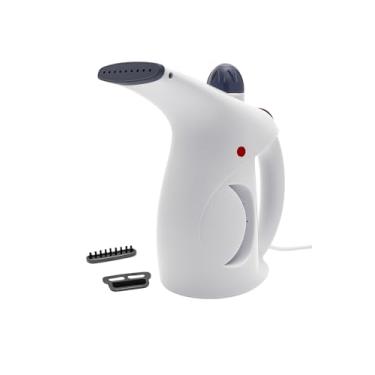 Imagem de Ferro e Vaporizador Portátil 2 em 1 – 110V Com Jato de Vapor, Antiaderente,Design Compacto e Potente 200ml desodoriza desamassa, aquecimento rápido, papa bolinhas, escova, Ferro A Vapor Vertical