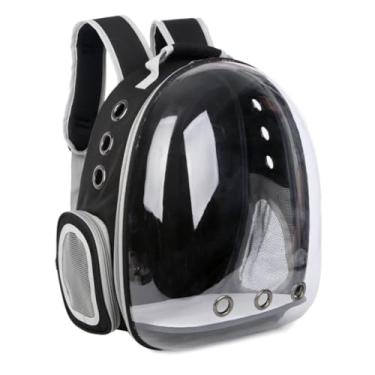 Imagem de Mochila Transporte Pet Para Gatos E Cachorros Com Visão Panorâmica(Preto)