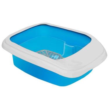 Imagem de Caixa De Areia Furba com Borda Bandeja Sanitária Para Gatos - ALVORADA