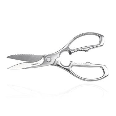 Imagem de TONMA JP Tesouras De Cozinha Multiuso [] Japonesas Aço Inoxidável Para Aves, Resistentes Alimentos, Caranguejo, Carne, Frutos Do Mar, Frango, Vegetais, Laváveis Na Máquina Lavar Louça