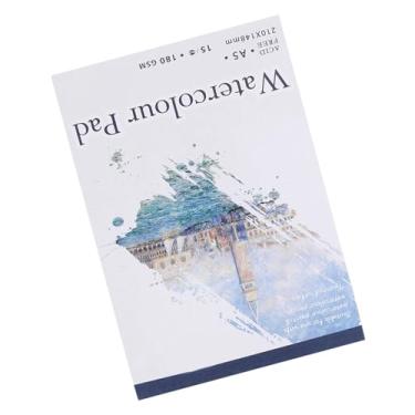 Imagem de lyrlody Livro de Esboço, Wautcolor Paper Notepad para Desenho, Caderno Criativo Com Apoio de Papelão, Ideal para Arte e Design, Feita de Material de Papel Premium, Perfeito para Esboçar, (A5)