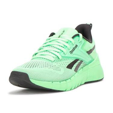 Imagem de Reebok Tênis masculino Nano Gym masculino para treino, Preto/Verde Brilhante, 43