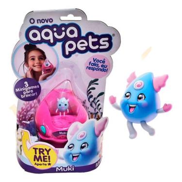 Imagem de Brinquedo AquaPets Interativo Colecionável Muki Aquático - Multikids