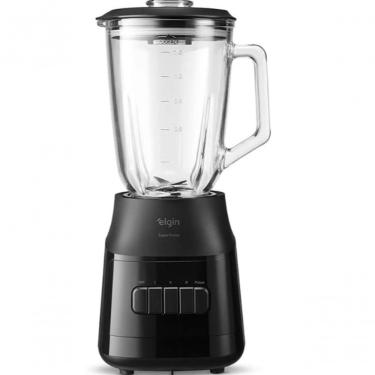 Imagem de Liquidificador Elgin Titanium Black Jarra De Vidro 900W Ultra Turbo 220V
