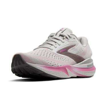 Imagem de Brooks Tênis de corrida feminino Adrenaline GTS 24 Supportive, Ostra/Excalibur/rosa, 37