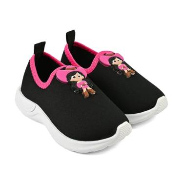 Imagem de Tenis Infantil Wandinha Filme Calce Fácil Boiadeira Show Dia a Dia Volta as Aulas (Preto-Boiadeira, BR, Criança de 4 a 8 anos, Numérico, 29)