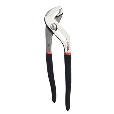 Imagem de BLACK CANYON Alicate de junta de ranhura de 25,4 cm, pinça de mandíbula em V e dentes e ranhura com 6 posições de mandíbula, aço 50 Cr-V, cabo ergonômico para reparos automotivos, porcas, parafusos