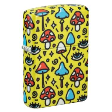 Imagem de Zippo Isqueiro de bolso Eye Spy Design que brilha no escuro verde