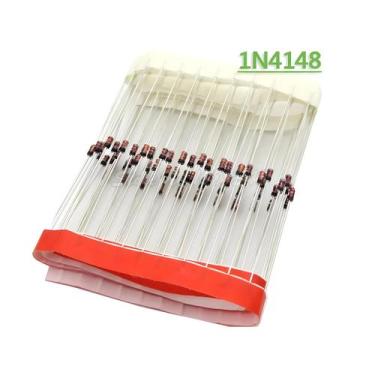 Imagem de SAMIROB 100 PCS 1N4148 DO-35 IN4148 Diodo de comutação Novo Original -