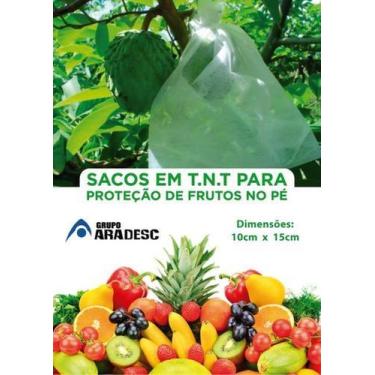 Imagem de Sacos Tnt Para Proteção De Frutas No Pé 10x15cm 1000pçs - FRUTA PROTEG