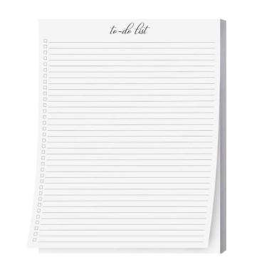 Imagem de Bloco de notas da lista de tarefas S Superfine Printing College-Ruled 