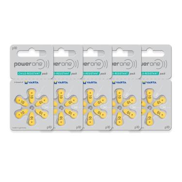 Imagem de Baterias de aparelhos auditivos Power One size 10 (30 baterias)