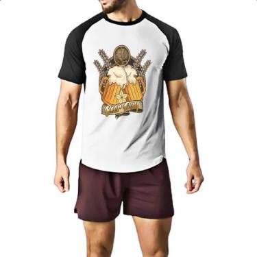 Imagem de Camiseta Raglan Dia da cerveja Beer Day - Alearts, GG