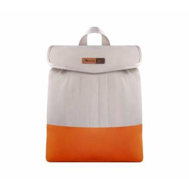 Imagem de Mochila Maternidade Coleção Cores - Creme e Laranja - Alce