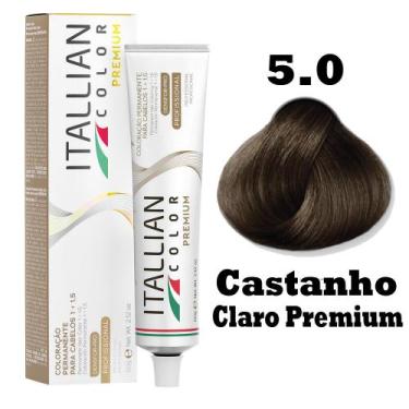 Imagem de Coloração Itallian Premium 60g Castanho Claro 5.0
