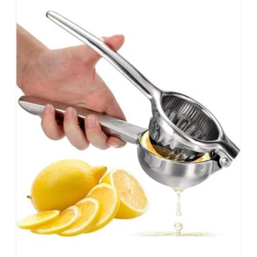 Imagem de Espremedor De Limão Manual, Espremedor De Frutas Cítricas De Metal Sólido, Suco De Limão Manual De Engenharia Pesada Para Cozinha Doméstica