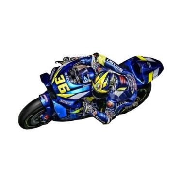 Imagem de Clássico Moto Gp Corrida Motocicleta Esportes Competição Lona Arte Da 