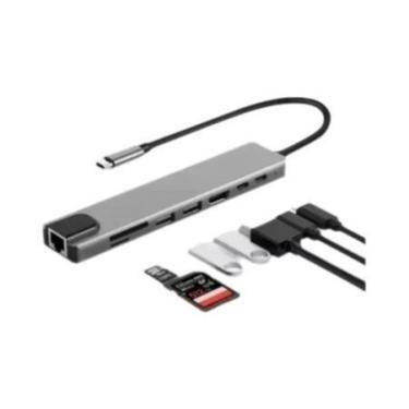 Imagem de Hub USB C Para HDMI USB 3.0 3 Em 1 Divisor Para MacBook Air Estação De