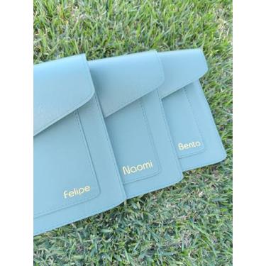 Imagem de Capa para Caderneta de Vacinação, Modelo Espiral e Brochura, com Bolso Externo, Várias Cores (azul tifany soft color)