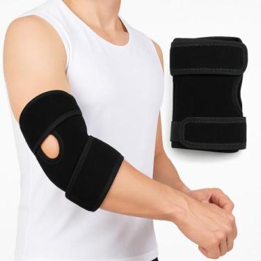 Imagem de Cotoveleira Ortopédica Ajustável Tensor Compressão Academia - Yeet