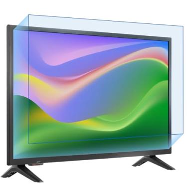Imagem de F FORITO Protetor de tela de TV fosco antiluz azul 61.0 cm, 16:9, proteção ocular, antirreflexo, compatível com tela de TV de 61.0 cm (53.2 cm L x 29.9 cm A)