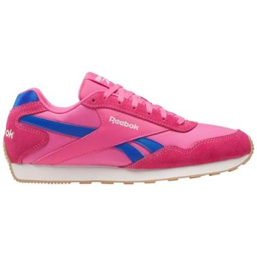 Imagem de Reebok Tênis feminino de cano baixo, Passion Pink Optimum Blue Chalk, 35