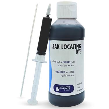 Imagem de Kit de detecção de vazamento de tinta para piscina Leakmaster Anderson Manufacturing com refil de garrafa de 227 g e testador pré-cheio, detector de vazamento de piscina DIY e teste de tinta de