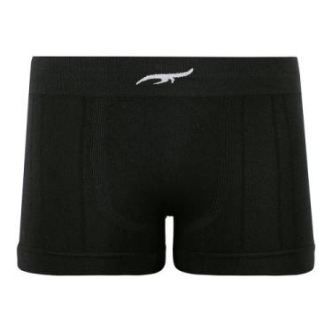 Imagem de Cueca Boxer Infantil sem Costura Preto Zee Rucci, P