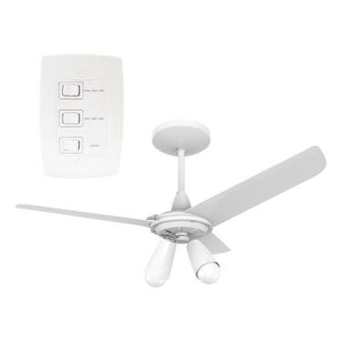Imagem de Ventilador Teto Aliseu Dunni Com Controle De Parede, 110V