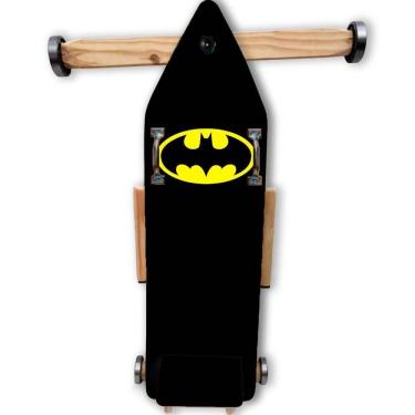 Imagem de Carrinho De Rolimã 4 Rodas Batman Preto