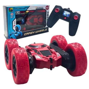 Imagem de Carrinho Controle Remoto Crazy Wheels 4x4 Com Bateria Recarregável, CK
