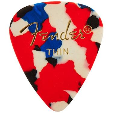 Imagem de Fender Palhetas clássicas de 351 formas (pacote com 144) para guitarra elétrica, violão, bandolim e baixo