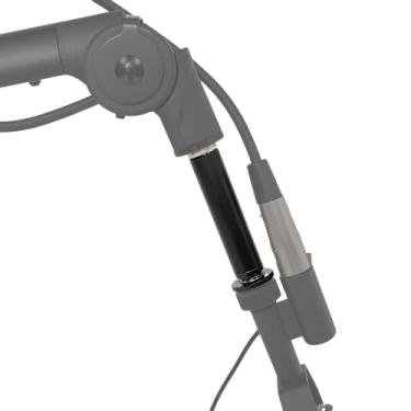 Imagem de Gator Frameworks Extensão de braço de microfone - Adaptador de 76 mm com rosca 5/8"-27 para braços de expansão de transmissão - Compatível com Shure SM7B, MV7, filtro pop e gerenciamento de cabos XLR