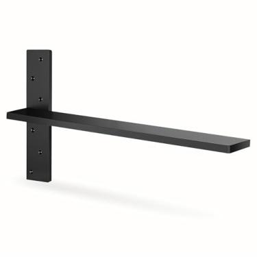 Imagem de WINKER Suporte De Prateleira Flutuante Resistente 1/2" Espessura, Bancada Suspenso Livre, Pacote Com 1 Unidade 20" Comprimento X 2,5" Largura, Oculto Para Bancadas Parede, Bares, Escrivaninhas, Banc