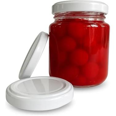 Imagem de Kit Com 12 Potes Vidro Nadir Figueiredo Belém 240ml Tampa E Lacre (Branco)