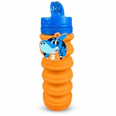 Imagem de PUKET - Garrafa Infantil Puket Retrátil Dobrável Tubarão Futevôlei