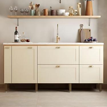 Imagem de Gabinete de Cozinha Jequitiba 194 cm Balcão de Pia 100% Mdf