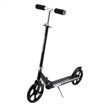 Imagem de Patinete juvenil adultos crianças até 100kg preto dobrável - IMPORTWAY