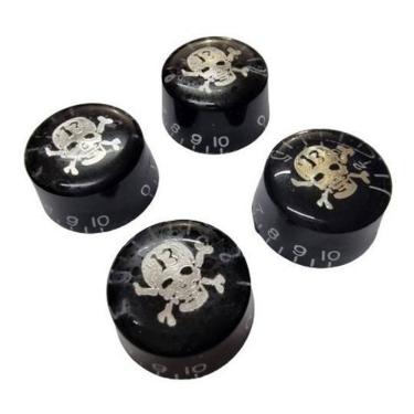 Imagem de Kit 4 Knob Caveira Les Paul Sg Prs Andaluz