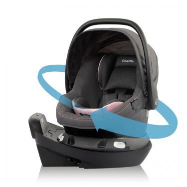 Imagem de Cadeirinha de Carro para Bebê Evenflo Revolve 180 Litemax NXT Core Primrose Pink Green Gentle e SensorSafe Primrose Pink