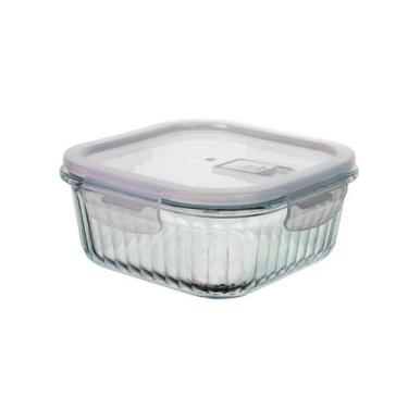 Imagem de Pote Quadrado Hermético Borosilicato com Tampa 500 ml Tuut