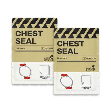Imagem de Vestido de trauma de emergência RHINO RESCUE Chest Seal (2 unidades)